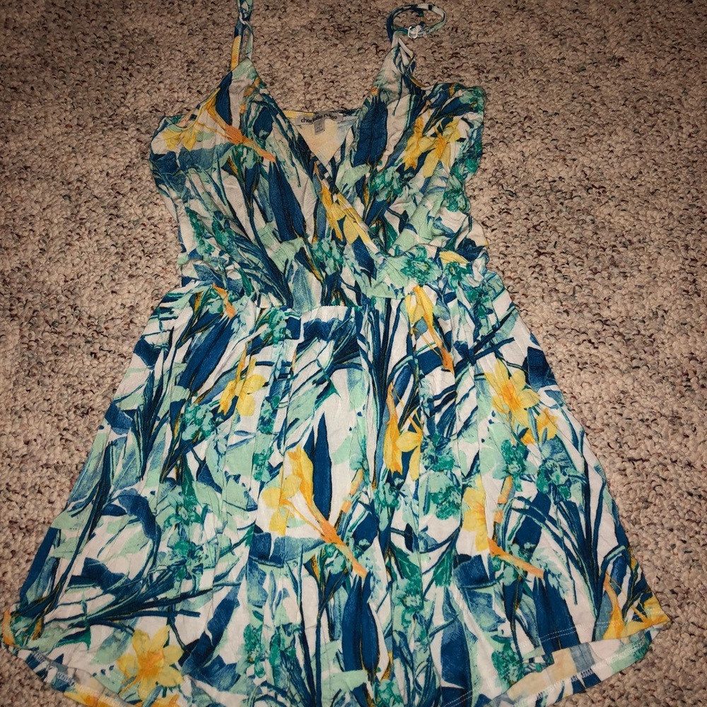 Artsy romper with floral print